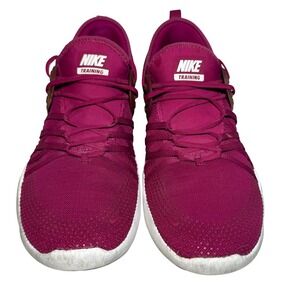 Nike Free TR 8 Training Shoes Women's Size 10.5 Burgundy White Sneakers